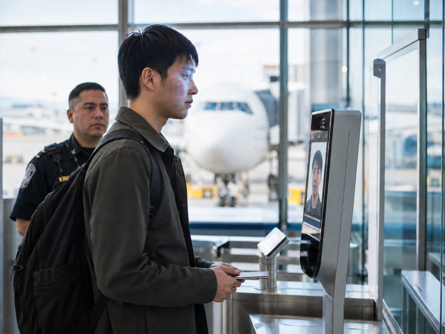 공항 안면 인식
